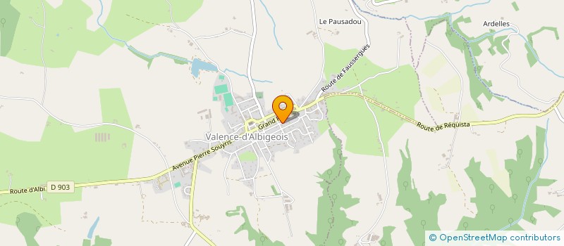 localisation de l'entreprise 533 177 812 à VALENCE-D'ALBIGEOIS