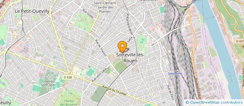 localisation de l'entreprise 533 195 038 à SOTTEVILLE-LES-ROUEN