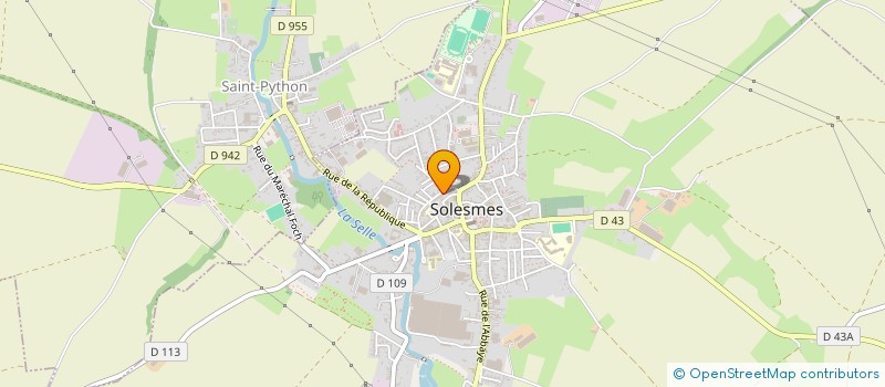 localisation de l'entreprise 533 206 389   SOLESMES