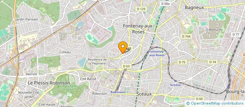 localisation de l'entreprise 533 226 205  à FONTENAY-AUX-ROSES