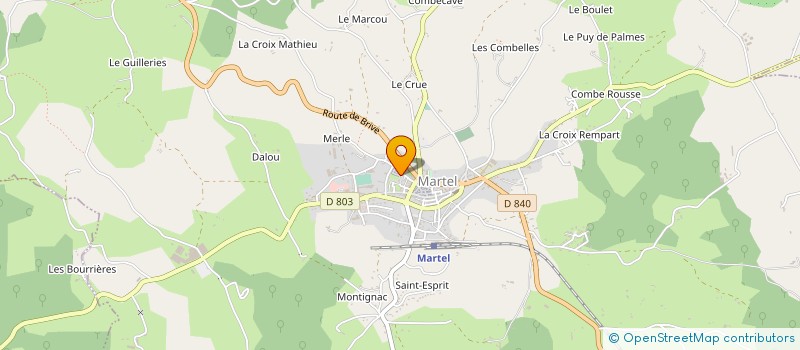 localisation de l'entreprise 533 245 825   SOUILLAC