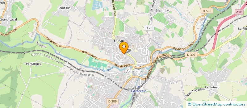 localisation de l'entreprise 533 247 797   L'ARBRESLE