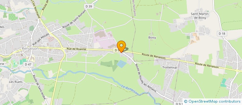 localisation de l'entreprise 533 260 501   SAINT-ALBAN-LES-EAUX