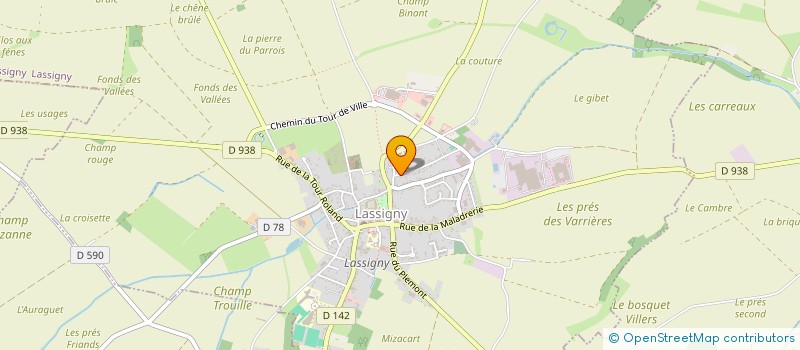 localisation de l'entreprise 533 296 786   LASSIGNY