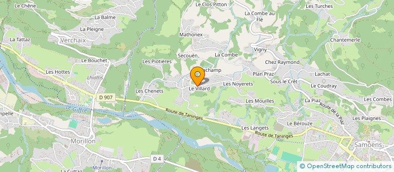 localisation de l'entreprise 533 297 529   SAMOENS