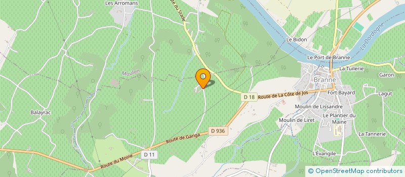 localisation de l'entreprise 533 323 432   CASTILLON-LA-BATAILLE