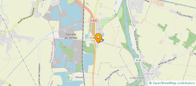 localisation de l'entreprise 533 379 848   VERNET