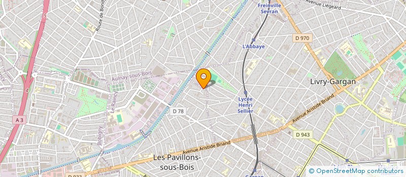 localisation de l'entreprise 533 386 926   LES PAVILLONS-SOUS-BOIS