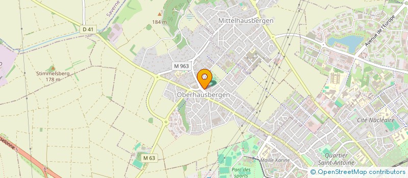 localisation de l'entreprise 533 387 007   OBERHAUSBERGEN