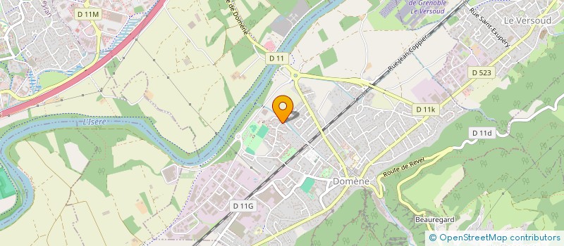 localisation de l'entreprise 533 389 912   DOMENE