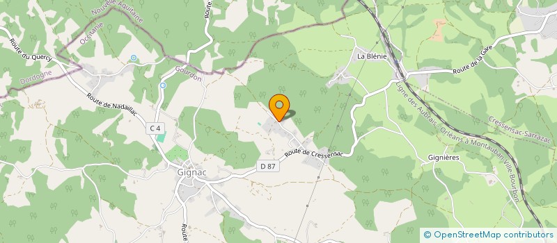 localisation de l'entreprise 533 393 013   GIGNAC