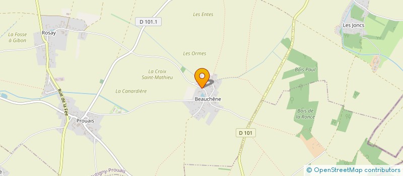 localisation de l'entreprise 533 409 918 à BOUTIGNY-PROUAIS
