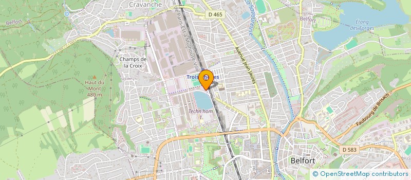 localisation de l'entreprise 533 418 091   BELFORT