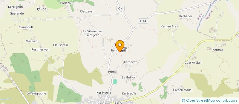 localisation de l'entreprise 533 427 597   PLOUDIRY