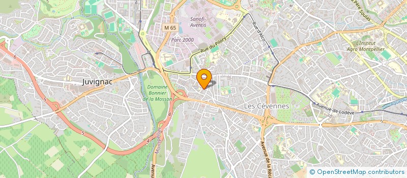 localisation de l'entreprise 533 463 345 à MONTPELLIER