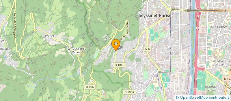 localisation de l'entreprise 533 481 412   SEYSSINET-PARISET