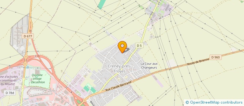 localisation de l'entreprise 533 502 712   CRENEY-PRES-TROYES