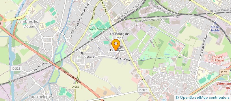 localisation de l'entreprise 533 512 620   LAMBRES-LEZ-DOUAI