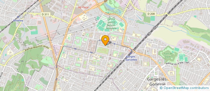 localisation de l'entreprise 533 529 921   SARCELLES