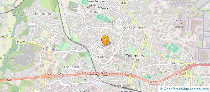 localisation de l'entreprise 533 537 098 à COLOMIERS