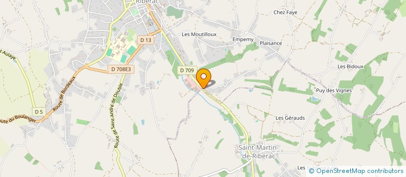 localisation de l'entreprise 533 572 483   RIBERAC