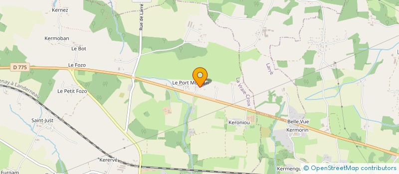 localisation de l'entreprise 533 581 005   LA VRAIE-CROIX