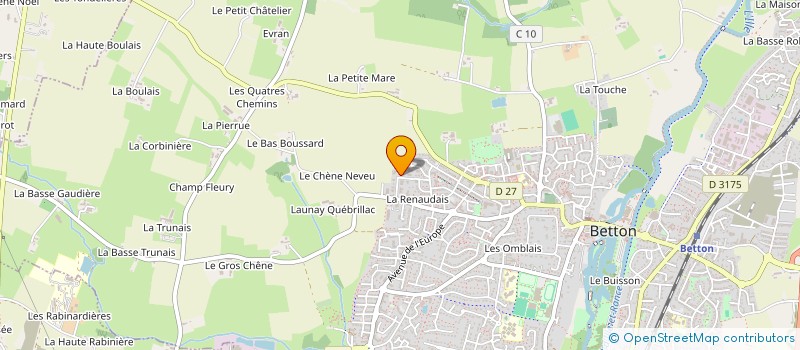 localisation de l'entreprise 533 662 441   BETTON