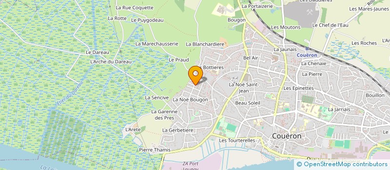 localisation de l'entreprise 533 664 819  à COUERON