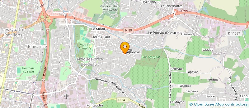 localisation de l'entreprise 533 757 100   ARTIGUES-PRES-BORDEAUX