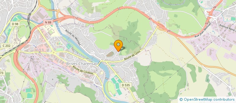 localisation de l'entreprise 533 831 384   BRIVES-CHARENSAC