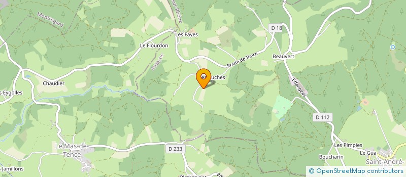 localisation de l'entreprise 533 908 190   SAINT-ANDRE-EN-VIVARAIS