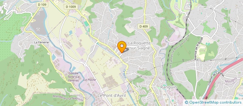 localisation de l'entreprise 533 939 674 à LA ROQUETTE-SUR-SIAGNE