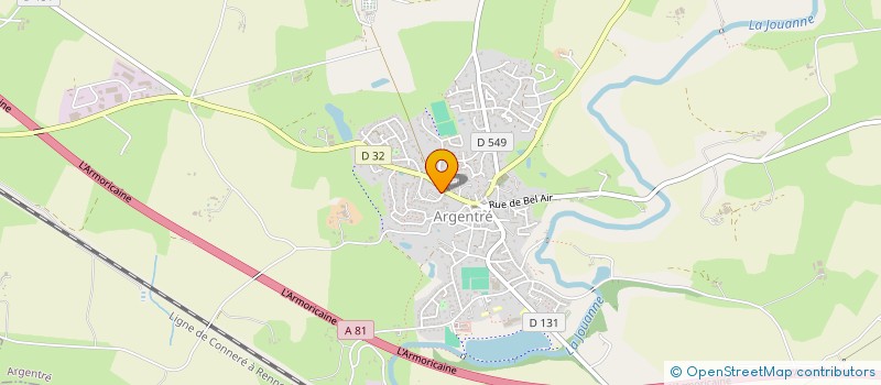 localisation de l'entreprise 533 943 098   ARGENTRE