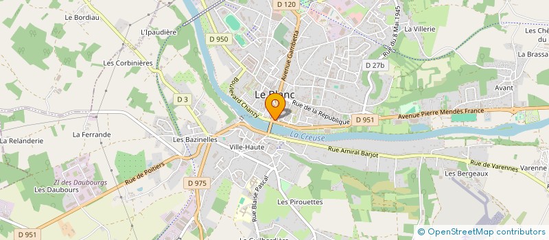 localisation de l'entreprise 533 973 301 à LE BLANC