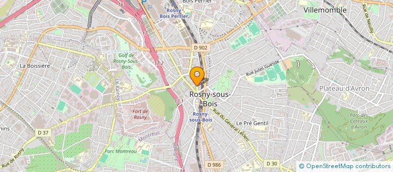 localisation de l'entreprise 534 011 804  à ROSNY-SOUS-BOIS