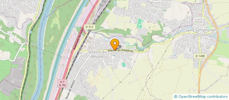 localisation de l'entreprise 534 090 279 à SEREZIN-DU-RHONE