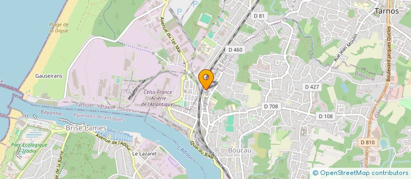 localisation de l'entreprise 534 129 481   TARNOS