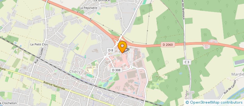 localisation de l'entreprise 534 138 912 à CHECY