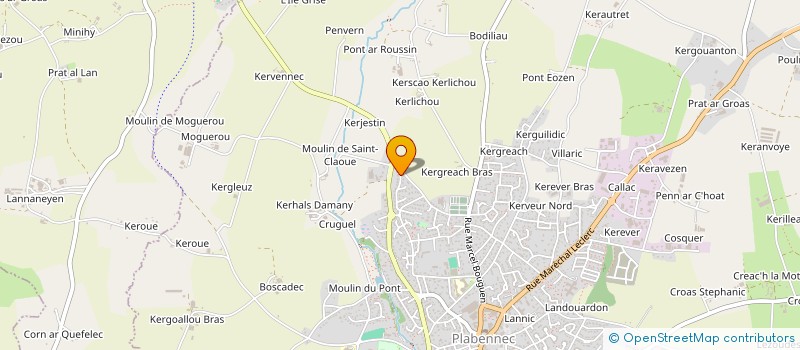 localisation de l'entreprise 534 187 125   PLABENNEC