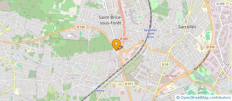 localisation de l'entreprise 534 213 764   SAINT-BRICE-SOUS-FORET