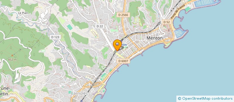 localisation de l'entreprise 534 266 408   MENTON