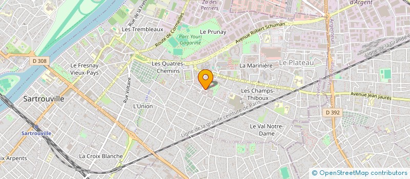 localisation de l'entreprise 534 336 284   SARTROUVILLE