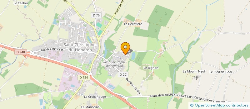 localisation de l'entreprise 534 354 402   SAINT-CHRISTOPHE-DU-LIGNERON