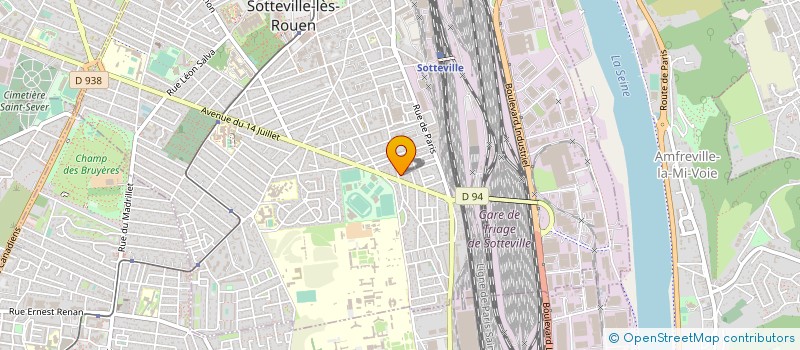 localisation de l'entreprise 534 377 429   SOTTEVILLE-LES-ROUEN