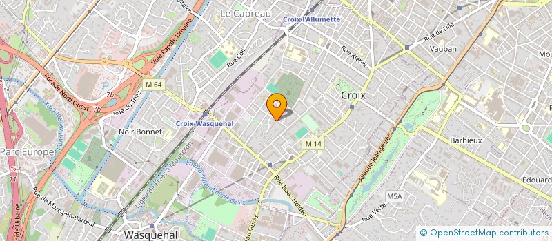 localisation de l'entreprise 534 416 078   CROIX