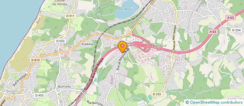 localisation de l'entreprise 534 420 922   BIDART