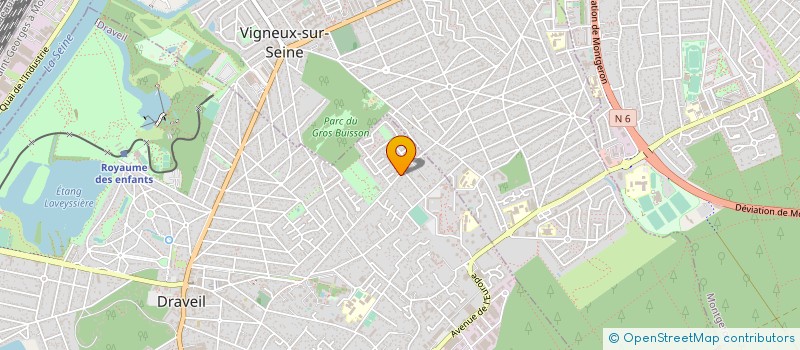 localisation de l'entreprise 534 422 217 à DRAVEIL