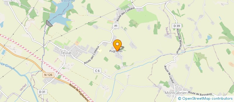 localisation de l'entreprise 534 432 596   TEULAT