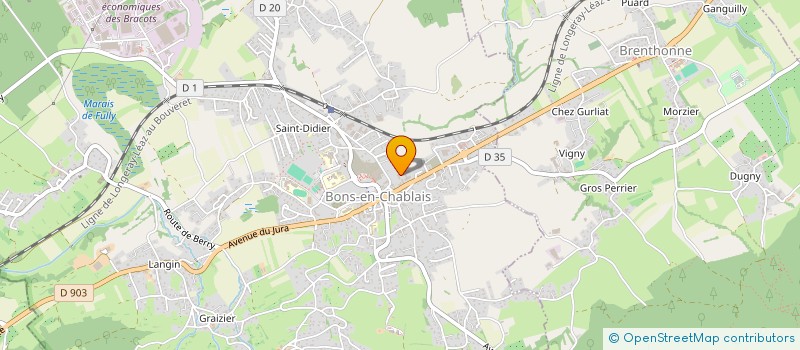 localisation de l'entreprise 534 457 445   PRAZ-SUR-ARLY