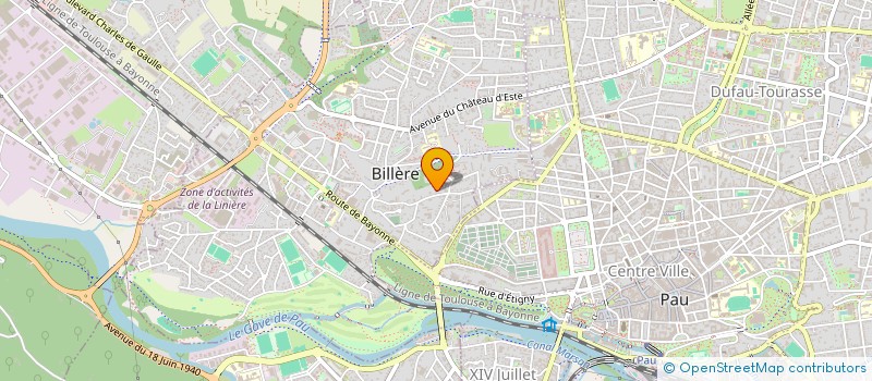 localisation de l'entreprise 534 475 538  à PAU